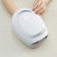 Masseur de main électrique portable sans fil à acupression avec compression thermique, contrôle de la minuterie, batterie au lithium intégrée, matériau ABS