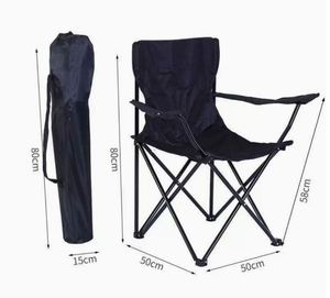Chaise pliante en fer moderne de haute qualité, légère et inclinable, pour la plage et le camping, meubles d'extérieur - Product Image 2