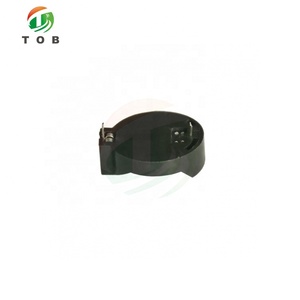 TOB 블랙 CR2032 버튼 배터리 소켓 케이스 코인 셀 홀더 - Product Image 4