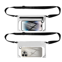 ZonySun Nouvelle sacoche de sport étanche en PVC pour téléphone portable avec étui amovible IPX8 Fermeture éclair hermétique