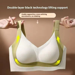 Soutien-gorge de sport sans armatures, push-up réglable, respirant, confortable, sans couture, pour femmes, tailles M à 6XL, super grande taille - Product Image 3