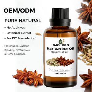 Olio di Anice Stellato Puro e Naturale con Potenti Effetti Antibatterici e Antivirali per Massaggi e Aromaterapia, Vendita all'Ingrosso con Etichetta Privata - Product Image 1