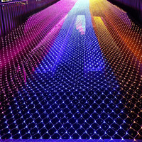 Guirlande Lumineuse Rideau LED 3Mx2M, Lumières Féeriques en Filet pour Mariage Extérieur Intérieur, Fêtes, Noël, Décoration de Célébration