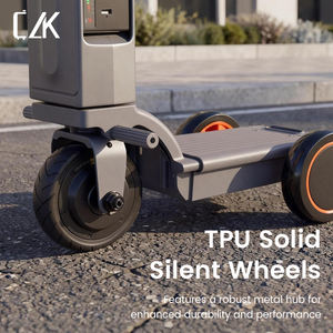 Valise <span class=keywords><strong>scooter</strong></span> électrique 3-en-1 avec batterie externe 2600 mAh, autonomie de 13 km, coque en PC, cadre en aluminium, roues détachables, bagage de voyage - Product Image 3