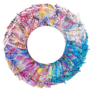 Sacs en organza <span class=keywords><strong>corail</strong></span> 10x15cm 100 pièces - <span class=keywords><strong>Pochette</strong></span> à cordon de luxe avec estampage à chaud pour bijoux, cadeaux, faveurs de <span class=keywords><strong>mariage</strong></span>, emballage - Product Image 1