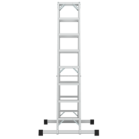 Échelle télescopique en aluminium de haute qualité escaliers échelle en aluminium pliante compacte