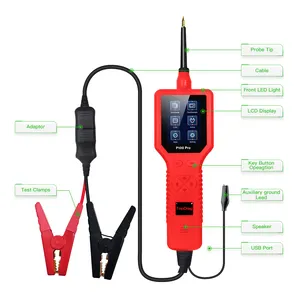 Sonda de circuito de potencia P100 pro, probador de circuito automotriz, herramienta de diagnóstico de sistema eléctrico, voltímetro Digital de voltaje de coche