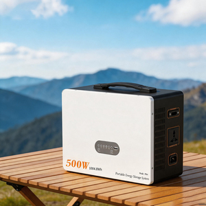 Home Backup 1004.8Wh <b>Rechargeable</b> Outdoor Lifepo4 <b>Battery</b> Portable Storage Power Supply Generator 500w Solar Power Station - Product Image 2