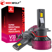 Faros LED de 140W y 14000lm, H4 H11 H1 H7 Led 9005 9006 9004 9007, Luces LED para Auto, Bombilla LED para Faros Delanteros con Control por Aplicación