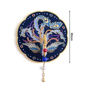 Festival Favor Women Gift Special Design Blue Color Dual Side <b>Compact</b> <b>Mirror</b> - Product Image 3