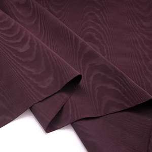 在庫ポリエステルエンボス加工クラウドベンガリンモアレ生地 - Product Image 2