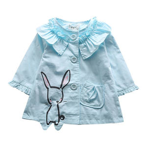 Vêtements de boutique pour enfants en gros, chemises à manches en dentelle unies pour filles, production Turquie - Product Image 1