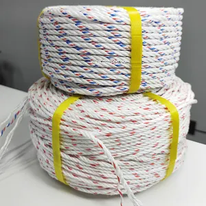 中国制造商210d定制尺寸彩色塑料绳绞合聚丙烯pp绳，适用于各种应用