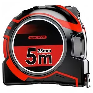 Hongtai profesyonel metrik yüksek hassasiyetli dayanıklı pas geçirmez karbon çelik geri çekilebilir mezura temizle ölçekli 3m/5M/7.5M - Product Image 1