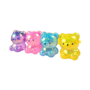CHENXI New Design <b>Cute</b> Gummy <b>Bear</b> Stress Relief Squeeze Toy 3.5x3.4x4.7cm 39g Fidget Baby Sensory Toy for Ages 8+ - Product Image 1