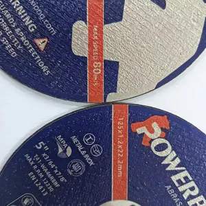 5 Inch High Performance Abrasive Metal Cutting Disc For Meta