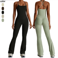 Ensemble de sport 2 pièces pour femme, taille haute, grande taille, couleur unie, léger, pour yoga et entraînement, personnalisé ODM