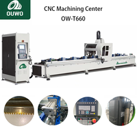 Centre d'usinage CNC 3 axes haute précision OUWO 2026 pour la fabrication de fenêtres et de portes en aluminium – Machine de fabrication de fenêtres