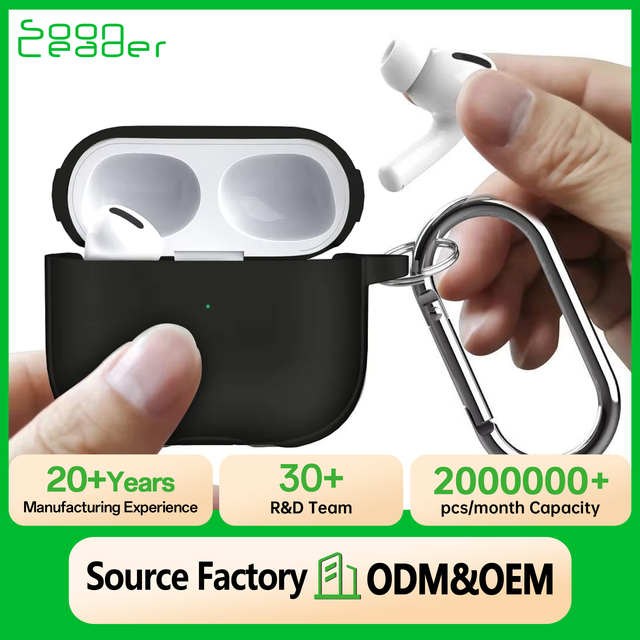 Soonleader Luxury Design Hot Selling Wholesale Solid Liquid Silicone Shockproof Breathable Case for Pro