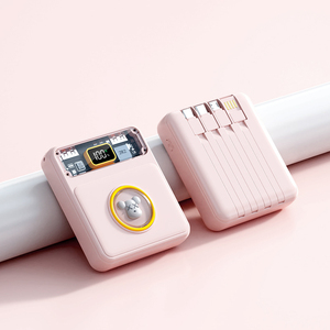 แบตสำรองพก<span class=keywords><strong>พา</strong></span> Fast Quick Charge 10000mAh สำหรับโทรศัพท์มือถือ ลายการ์ตูน<span class=keywords><strong>หมี</strong></span>น่ารัก พร้อมสายชาร์จ 4 เส้น - Product Image 4