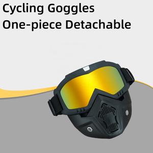 नए उत्पाद मोटरसाइकिल सवारी गियर एकीकृत डिचटेबल गोगल टीपू/पीसी सामग्री प्रभाव-प्रतिरोधी ऑफ-रोड राइडिंग गॉगल - Product Image 2