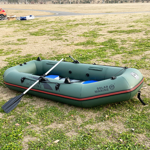 Bote Inflable <span class=keywords><strong>de</strong></span> PVC <span class=keywords><strong>de</strong></span> 2.6 M, Kayak <span class=keywords><strong>de</strong></span> <span class=keywords><strong>Pesca</strong></span> <span class=keywords><strong>para</strong></span> 3 Personas, Bote con Piso <span class=keywords><strong>de</strong></span> <span class=keywords><strong>Madera</strong></span>, Canoa con Accesorios, Proceso <span class=keywords><strong>de</strong></span> Calor Completo Contra el Agua Salada - Product Image 4