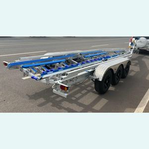 <span class=keywords><strong>Remorque</strong></span> de <span class=keywords><strong>bateau</strong></span> en aluminium à frein hydraulique à trois essieux de 10 m pour <span class=keywords><strong>bateau</strong></span> de 33 pieds Meilleur prix avec VIN&DOT&CE pour le déplacement et le transport de bateaux - Product Image 1