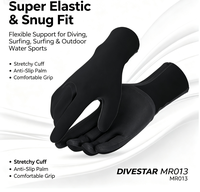 Sarung Tangan Selam Neoprena DIVESTAR MR013 Ramah Lingkungan, Lembut, Bernapas, dan Tahan Air