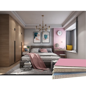 Modern lüks yatak odası arka plan dekoratif PVC WPC duvar panelleri - Product Image 5