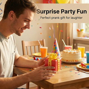 Cross-border Explosions Trick Middle Finger Gift Box Spoof Toys April Fool's Day Surprise Gift Box for Girlfriend Mother Gift - Product Image 5