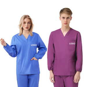 Factory Direct Supply Unisex Medical <b>Scrub</b> <b>Set</b> Hospital Wear Women Medical <b>Scrub</b> <b>Set</b> Wholesale - Product Image 1