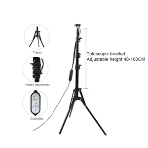 Lampada LED per Coltivazione Indoor a 4 Teste con Dimmer, Spettro Completo, 63 Pollici, Vendita all'Ingrosso, con Supporto Treppiede - Product Image 3