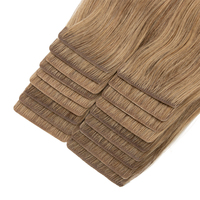 Extensions de cheveux naturels Haohao Hair, tissage européen, bandes adhésives invisibles, double épaisseur, cheveux Remy, poids personnalisé, certifiées SGS