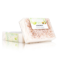 Savon artisanal naturel au beurre de karité, huile d'olive, lait de chèvre, miel, flocons d'avoine - Savon blanchissant pour le visage et le corps pour adultes