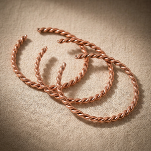 Handmade Copper <b>Bracelet</b> For Men And Women Adjustable <b>Healing</b> Jewelry With Traditional Rustic Finish Design - Product Image 4