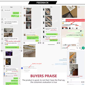 Hiện Đại Tùy Chỉnh Đèn Chùm Pha Lê Biệt Thự Phòng Khách Khách Sạn Phòng Tiệc Sang Trọng Hình Chữ Nhật Vàng Thép Trang Trí LED Đèn Chùm - Product Image 6