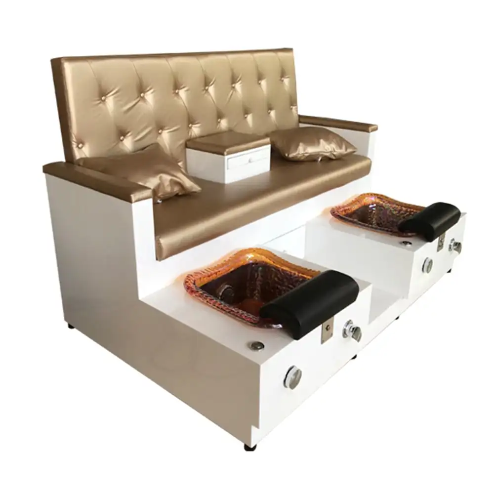 Customized Double Seats Pedicure Chair Foot Spa Massage