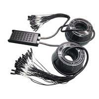 Câble serpent audio pour microphone multicœur 32 canaux DMX512 Construction métallique XLR Y Splitter 3 broches mâle/femelle Stage Box pour scène