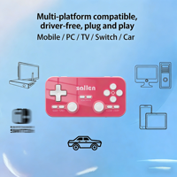 Manette de jeu mobile Q103 personnalisée en usine, mini manette de jeu sans fil BT pour NS Switch PC Android