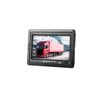 Moniteur de voiture 7 pouces pour divertissement sur siège arrière, 2CH AV/AHD, écran tactile 7 pouces, moniteur de rétroviseur avec bouton de commande, moniteur d'appuie-tête de voiture