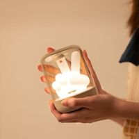 Atmosphère rétro petite veilleuse chambre humeur sommeil lumière nuit lampe table de chevet