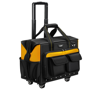 OEM/ODM Rolling Tool <b>Bag</b> <b>Wheels</b> Waterproof High-Capacity 150 Lbs Multi-Compartment Portable Tool Storage 3-Year Warranty Padded - Product Image 3