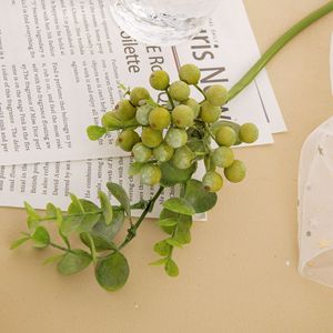 Planta Artificial CallaFloral de Fruta de la Fortuna, Decoración de Hierba Verde con Bayas para Bodas y Hogar, Estilo Ins, Decoración Artesanal - Product Image 3