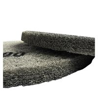 Tampon de polissage en éponge de 17 pouces, modèle rond, compatible avec le nettoyage des sols en pierre, grain 800, polissage à sec pour marbre, granito