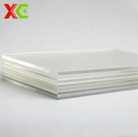 Plaque en PMMA transparente de qualité optique 2 mm 4 mm 6 mm, panneau acrylique pour éclairage LED et diffuseur