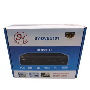 K2 T2 TDT DVB-T2 Sintonizador MPEG-4 de H. 264 1080P Receptor