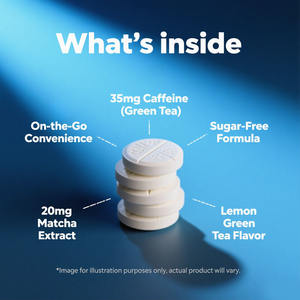 インスタントエナジーミントグリーンティー & レモン付きプライベートラベル警告 & フォーカス用クイックバランスサプリメント - Product Image 6