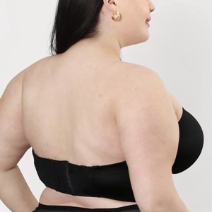 Reggiseni a Mezza Coppa Sexy, Comodi e Traspiranti di Alta Qualità per Donne, Reggiseni <span class=keywords><strong>Push</strong></span>-<span class=keywords><strong>Up</strong></span> Sottili <span class=keywords><strong>Senza</strong></span> <span class=keywords><strong>Spalline</strong></span> Regolabili, Tinta Unita, Taglie Forti - Product Image 4