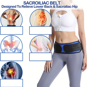 Cinturón de soporte si Sacroiliac SI Articulación Cinturón de <span class=keywords><strong>cadera</strong></span> Faja sacroiliaca Cinturón de soporte <span class=keywords><strong>Espalda</strong></span> <span class=keywords><strong>baja</strong></span> <span class=keywords><strong>y</strong></span> banda para aliviar el <span class=keywords><strong>dolor</strong></span> pélvico Faja pélvica - Product Image 4