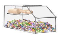 Conteneurs alimentaires en acrylique transparents et personnalisés, boîte de stockage du pain, de bonbons, de donuts